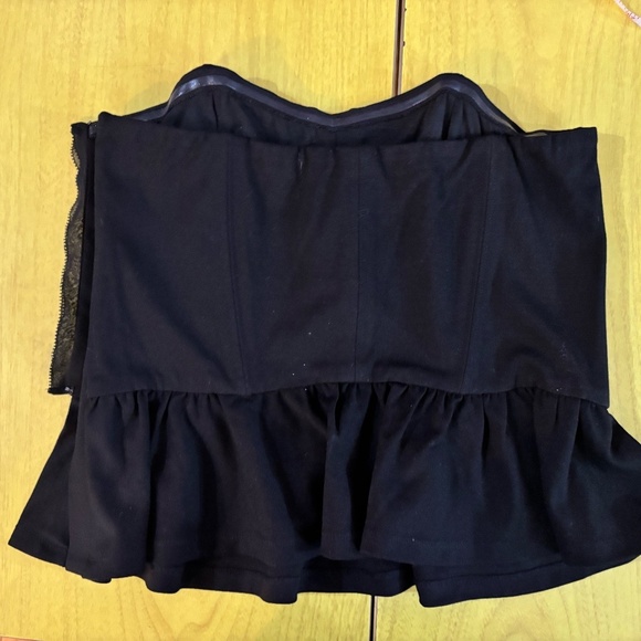 club Monaco black tube top  suit material - Picture 4 of 5